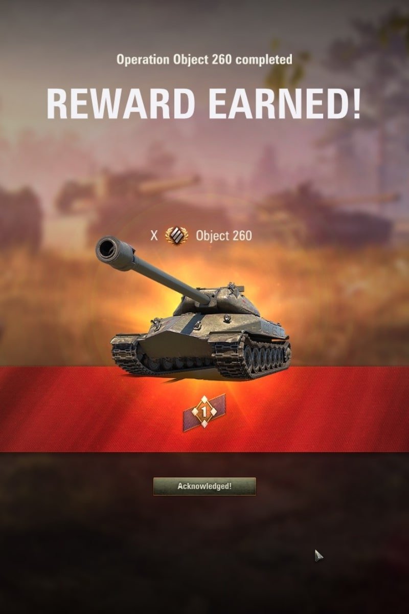 Obj.260, Personal Missions, Boost